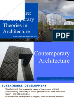 Week 12 Contemporary Theories in Architecture