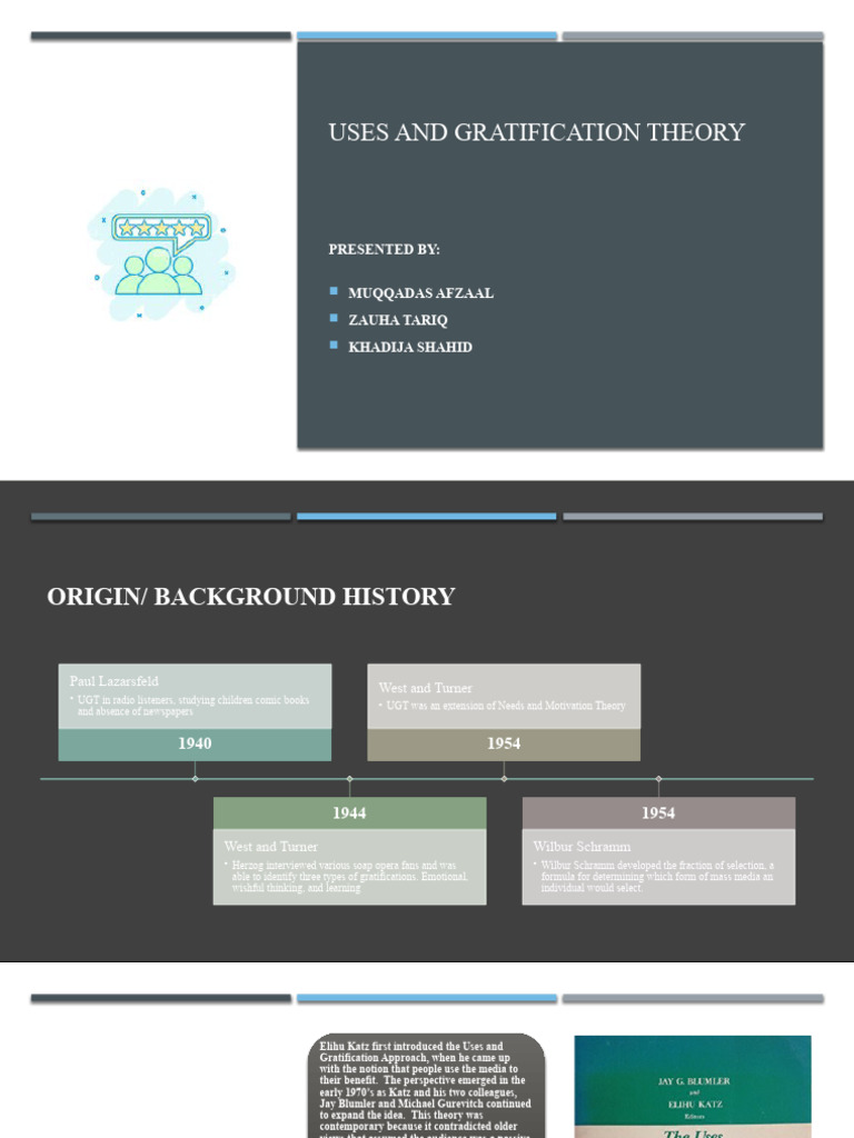 Uses and Gratifications Theory Overview | PDF | Psychology | Communication
