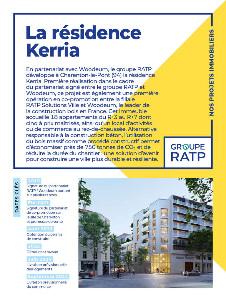 Fiches Projet Immo Groupe | PDF | Rénovation | Paris
