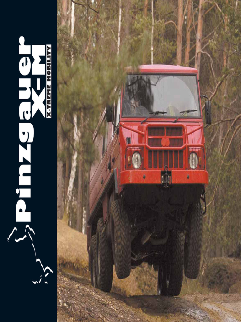 Pinzgauer Brochure | PDF | Manual Transmission | Brake