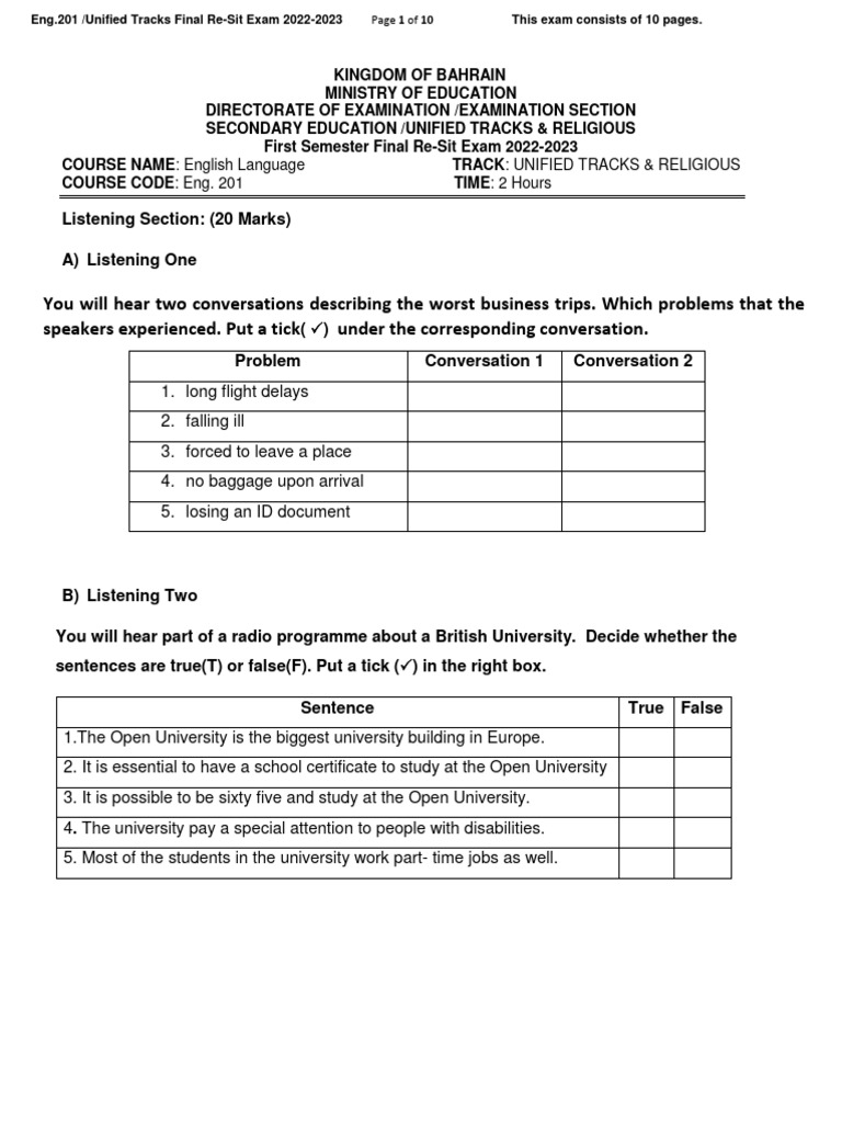 Exam | PDF