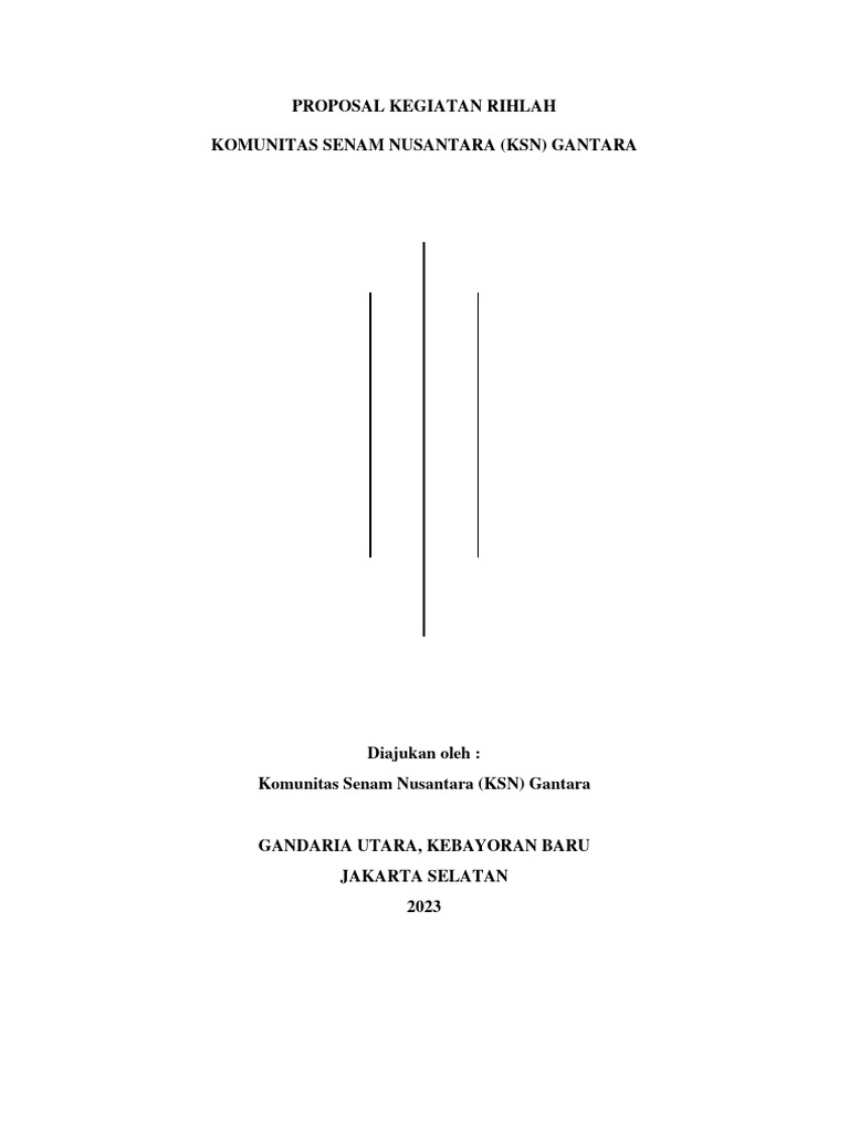 Proposal Rihlah KSN Gantara 2023 | PDF | Olahraga & Rekreasi