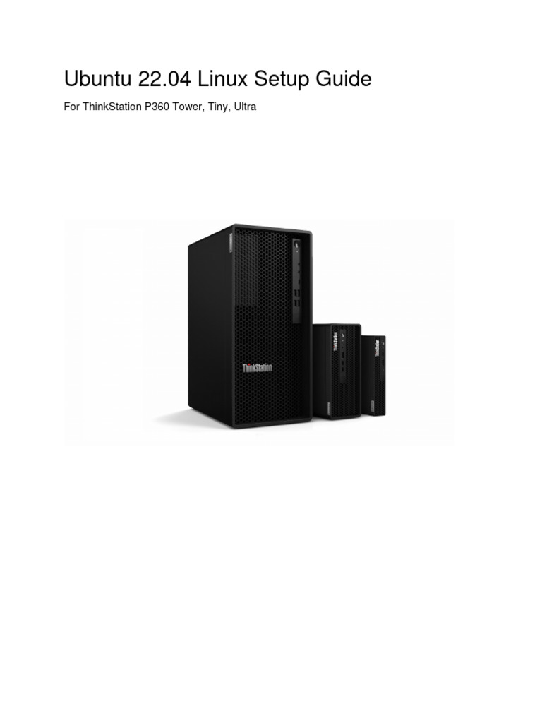 Ts p360 ubuntu 22 04 lts installation guide 1 pdf