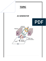 AC Generator Physics Project