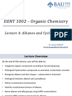 DENT1002-Lecture4-Alkanes and Cycloalkanes-I-BDogan