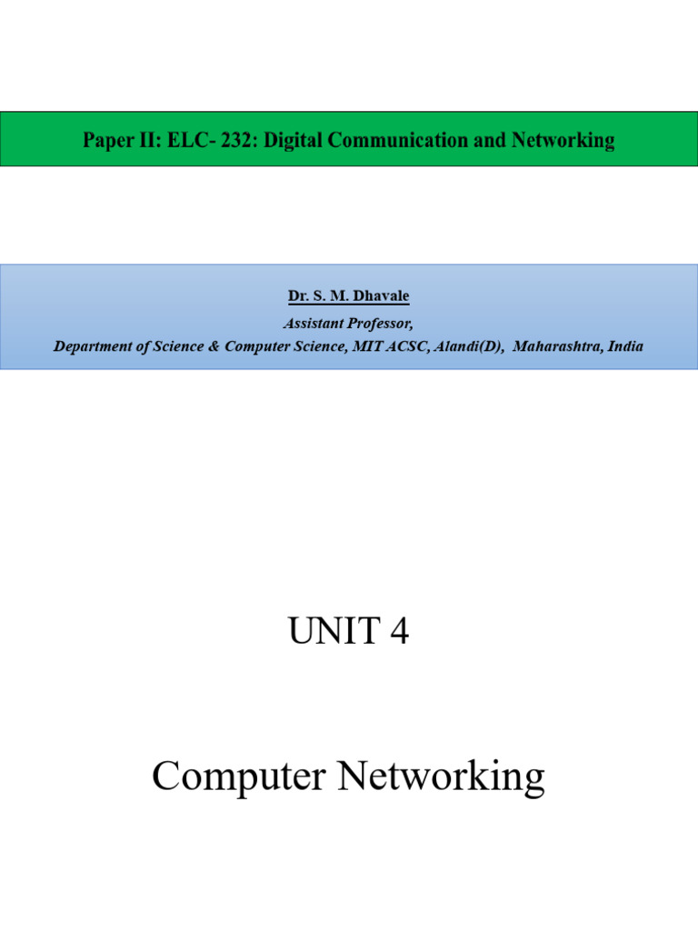 Overview of Computer Networking Standards | PDF | Network Topology ...