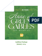 Anne of Green Gables Audition Package