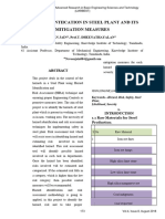 Hazard Identiication in Steel Plant and Its Mitigation Measures