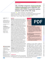 Glucocorticoids and TCZ in COVID-19