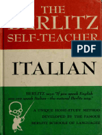 Berlitz Schools of Languages - The Berlitz Self-Teacher - Italian-Grosset & Dunlap (1950)