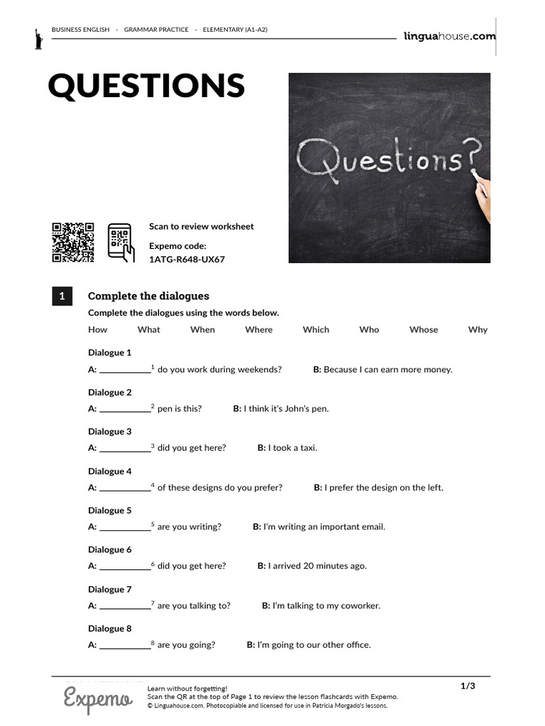 Questions American English Teacher | PDF