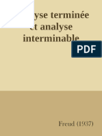 Analyse Terminée Et Analyse Interminable (1936)