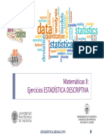 01-02. EJERCICIOS Estadística Descriptiva - Con SOLUCIÓN