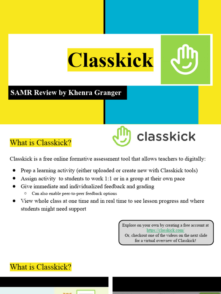 Classkick Review: Features & Limitations | PDF | Learning | Multimedia