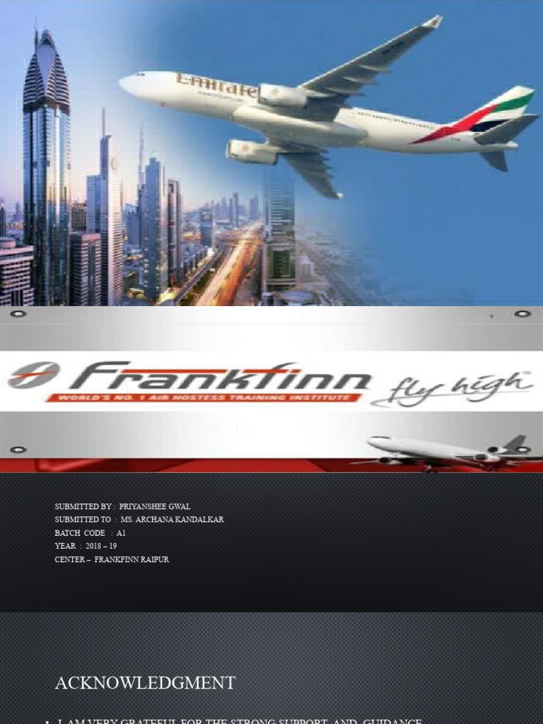 Presentation of AVIATION PDF