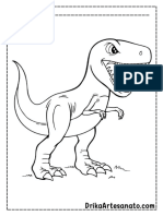 Desenho de Dinossauro para Colorir 1