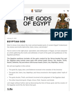 Egyptian History Com Blogs Egyptian Gods Egyptian Gods