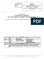 Material Test Certificate SO3+WELDOLET+I 9HLU6E v1 1
