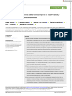 Los Ingenieros de Ecosistemas Subterráneos Mejoran La Biodiversidad y Funcionan en Un Ecosistema Contaminado