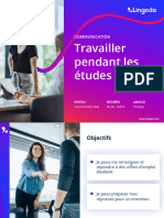 Travailler Pendant Les Études: Communication