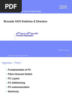 Brocade SAN Switches & Directors: Business Unit or Product Name