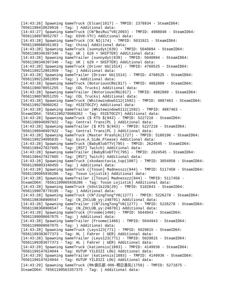 Log Spawning 2023.12.08 Log | PDF