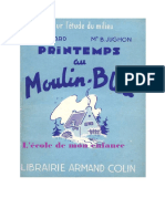 Printemps Au Moulin- Bleu