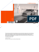 2018 Ford Fiesta Owners Manual Version 1 Om en US 10 2017