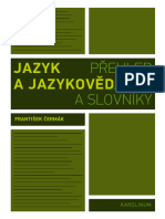 Jazyk A Jazykoveda Čermák