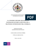 TFG - Construccion Pensamiento Matemático Educación Infantil