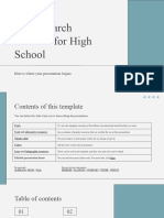 AP Research Defense For High School by Slidesgo