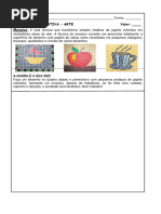 Arte Atividade Pontilhismo 5º Ano | PDF