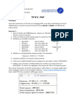 TP N°2: PHP: Prérequis