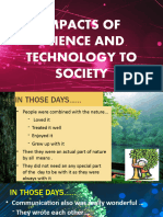 Science & Society - Impacts (Villanueva)