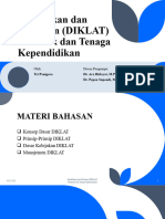 Pendidikan Dan Pelatihan (DIKLAT) Pendidik Dan Tenaga Kependidikan