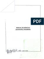 Manual de Derecho Sucesoral Panameño