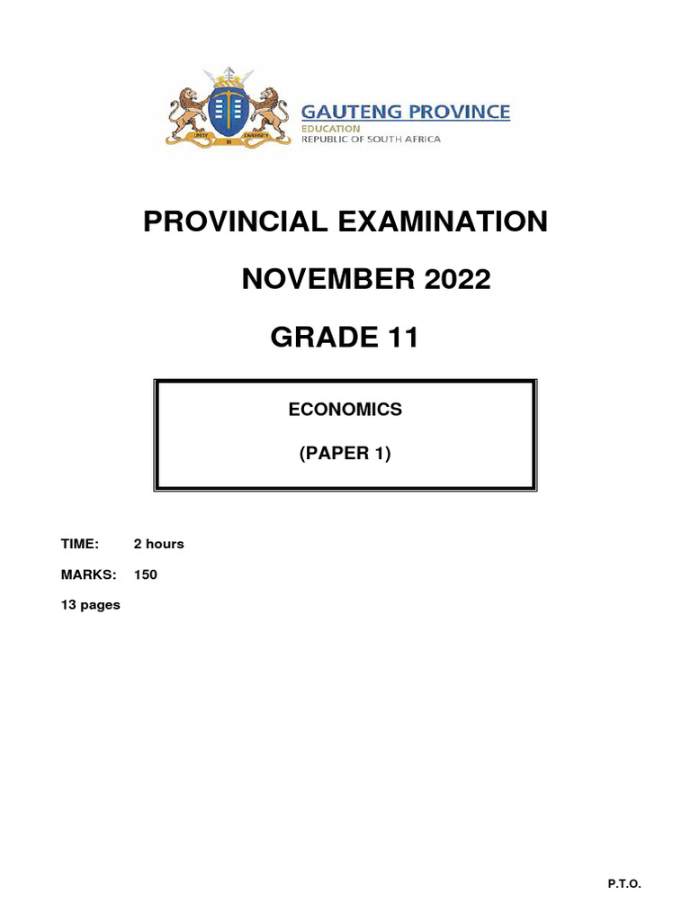 GRADE 11 ECONOMICS QUESTIONS AND ANSWERS TERM 3 PDF DOWNLOAD GAUTENG visual data 3