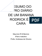 Resumo Do Livro Diário de Um Banana