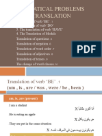 Grammatical Problems in Translation