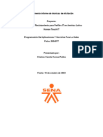 Documento Informe de Técnicas de Elicitación Cristian Correa