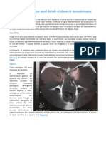 Perforación Del Tabique Nasal Debido Al Abuso de Metanfetamina