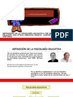 Psicologia Educativa - Unidad I La Psicologia Educativa