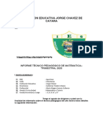 Informe Tecnico Pedagogico