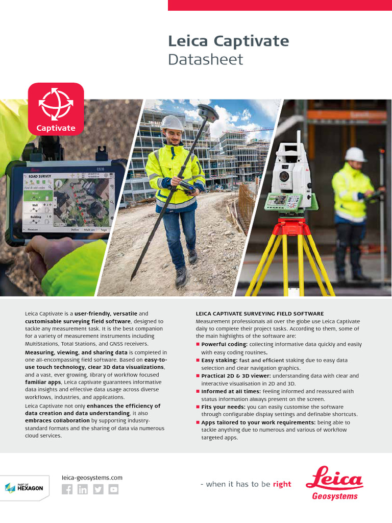 Leica Captivate DS 0621en LR | PDF | 3 D Computer Graphics ...