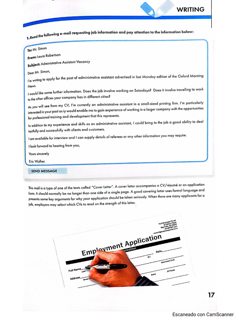 writing _ job email | PDF