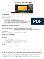 SRC - Bedienung Des ICOM IC-M323