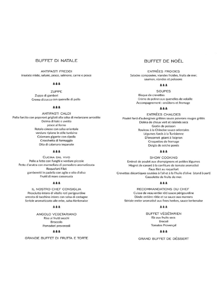 Menu de Noel PDF