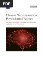 Chinese Next-Generation Psychological Warfare