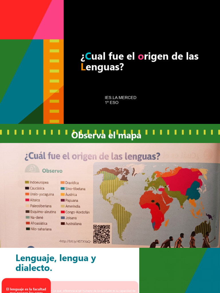 Cual Fue El Origen De Las Lenguas Pdf Dialecto Multilingüismo