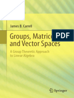 Groups, Matrices, and Vector Spaces A Group Theoretic Approach to Linear Algebra ( PDFDrive )
